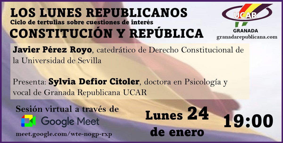 Lunes Republicanos con Javier Pérez-Royo