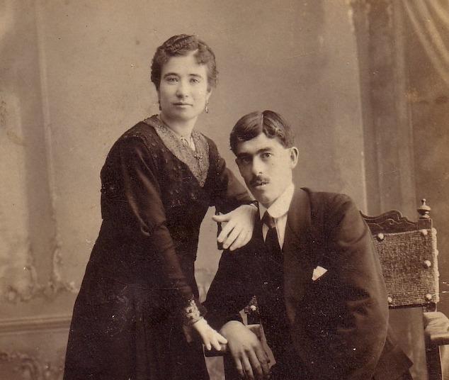 Foto de boda de Soledad Sánchez Esteban y José Alganza Granizo.