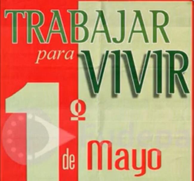 Cartel del 1 de mayo de 2000.