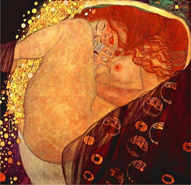 'Dánae' (1907) de Gustav Klimt, 