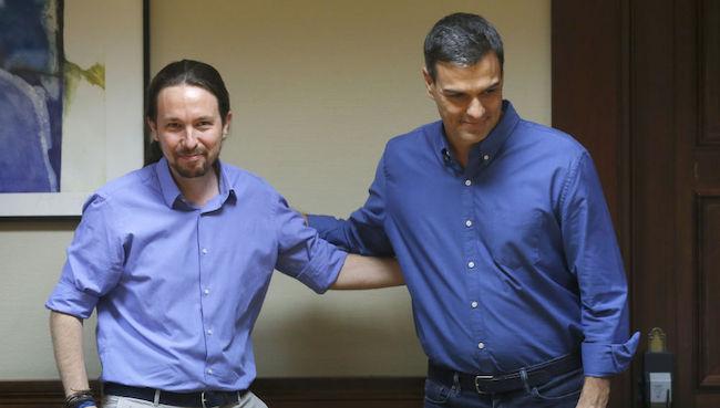 Pablo Iglesias y Pedro Sánchez, en tiempos mejores de entendimiento entre ambos.