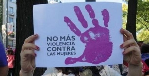 Cartel contra la violencia machista.