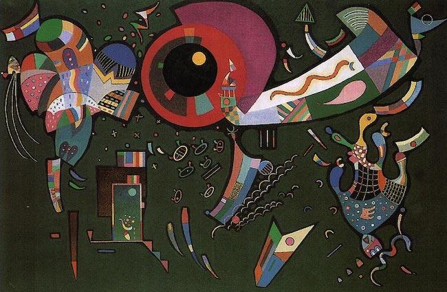 'Around the Circle' (1940), Wassily Kandinsky.