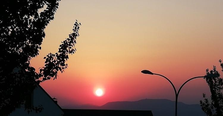 Atardecer en el Área Metropolitana.