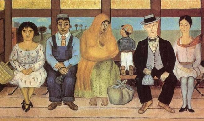 'The bus' (1929), de Frida Kahlo. 'The bus' (1929), de Frida Kahlo.