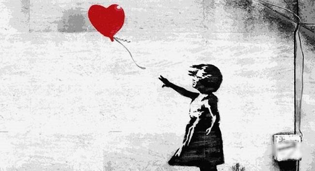 'Niña con globo' (2006), de Banksy.