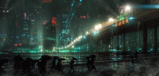 Fotograma de 'Blade Runner' (1982), Ridley Scott . Fotograma de 'Blade Runner' (1982), Ridley Scott .