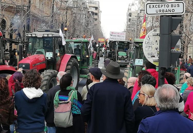 Imagen de la histórica protesta del pasado miércoles.