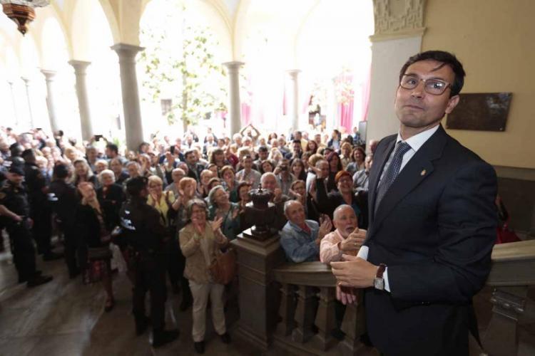 Cuenca, el día de la investidura como alcalde.