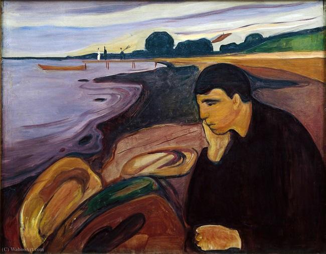'Melancolía', de Edvard Munch (1894).