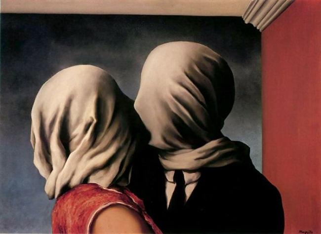 'Los amantes' (1928), de René Magritte.