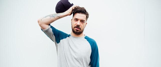 El rapero estadounidense Aesop Rock.