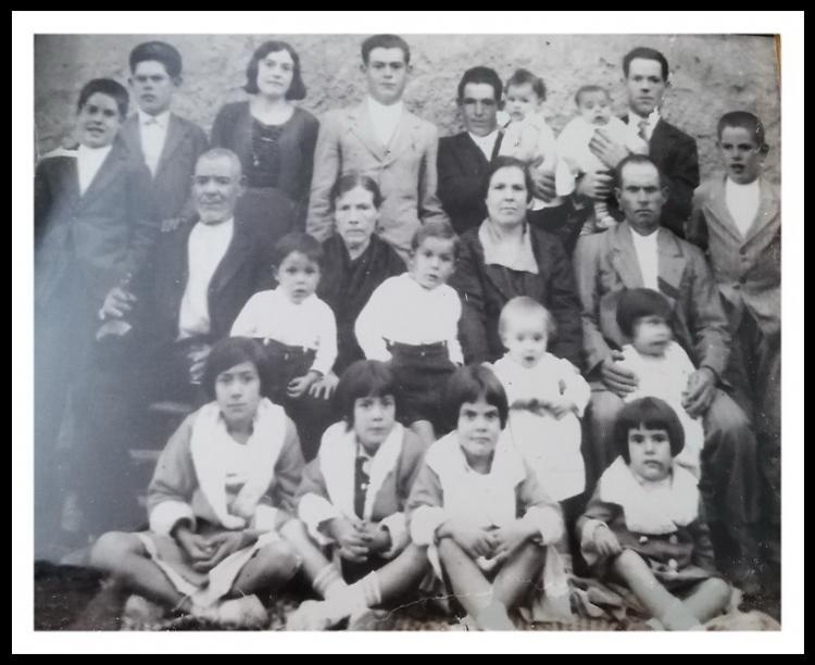 Foto de la familia de Presentación Jiménez Fraguas.