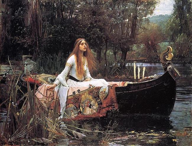 'The Lady Of Shalott' (1888), de John William Waterhouse.