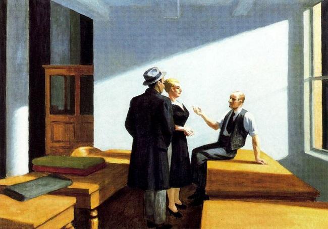 'Conversación nocturna' (1949), de Edward Hopper.