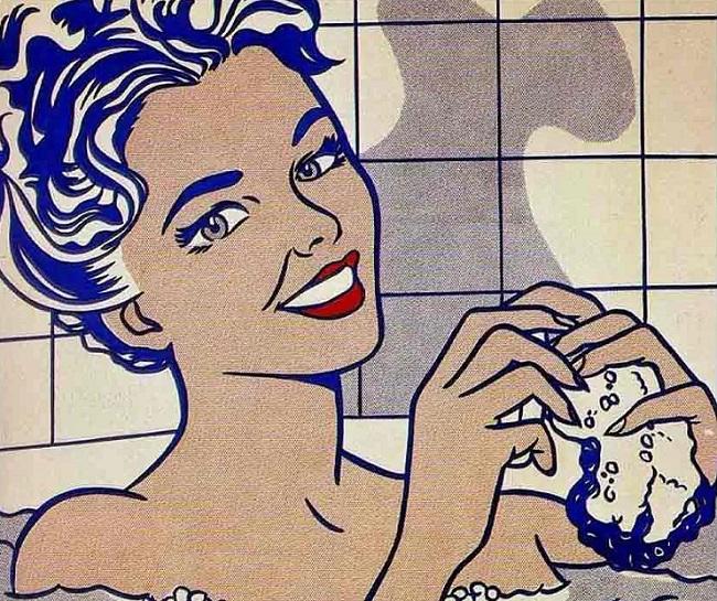 'Mujer en el baño' de Roy Lichtenstein.