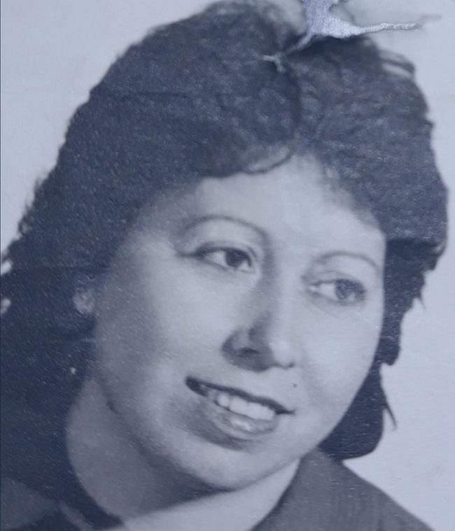 Nati Bullejos, en una imagen utilizada para la lista electoral municipal del PCE por Maracena, de 1983.