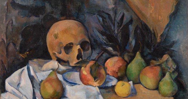 'Naturaleza muerta con cráneo' (1898), de Paul Cezanne 