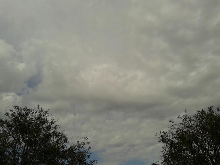 Cielos nublados.