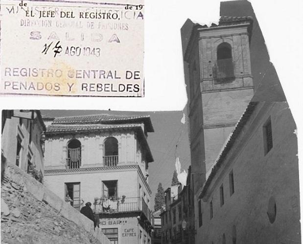 Convento de San Gregorio, cárcel de mujeres durante el franquismo, con un registro de una presa.