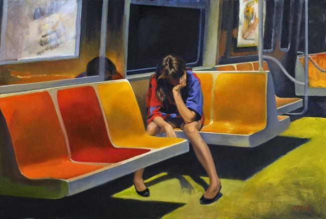 'Q-Train' (2012), de Nigel Van Wieck.