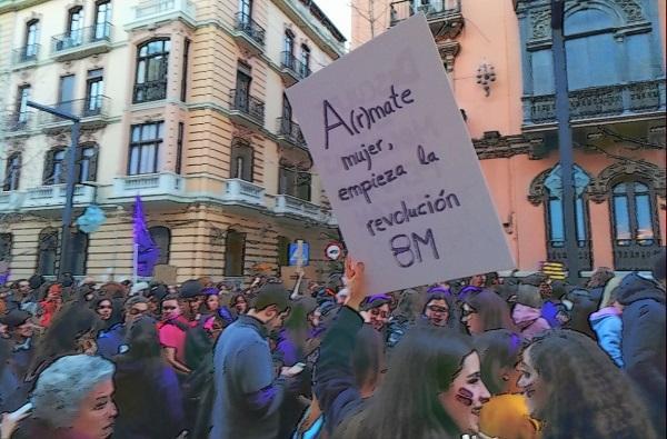 Imagen de la manifestación del 8M del año pasado.