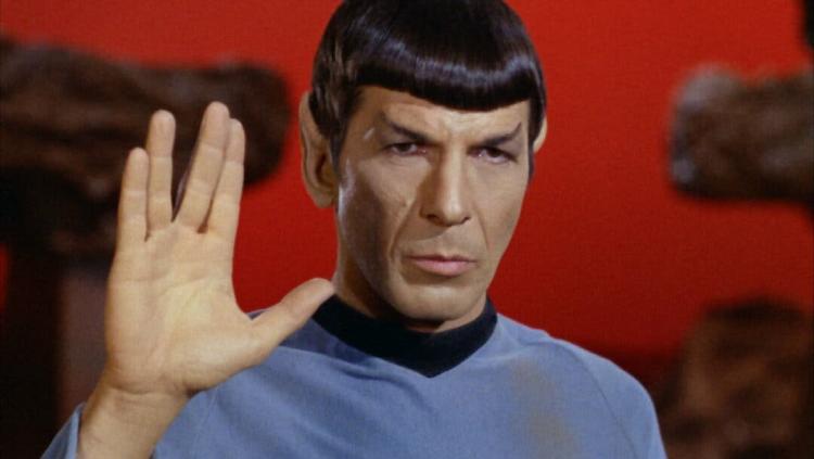 El mítico capitán Spock, de la serie 'Star Trek'.