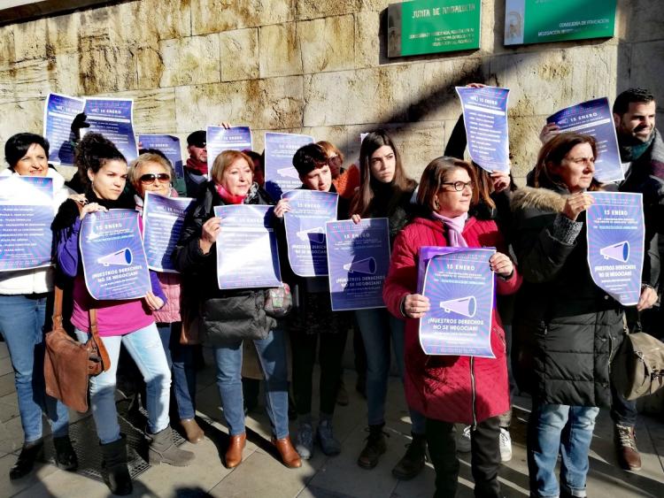 Representantes de las plataformas y colectivos feministas han dado a conocer este viernes la movilización.