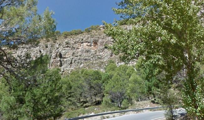 Zona próxima al lugar de la caída.