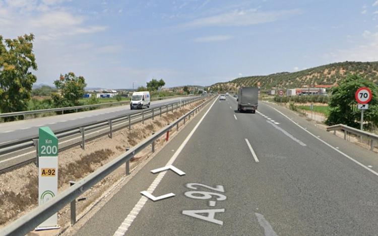 El accidente ha ocurrido en el kilómetro 200 de la autovía.