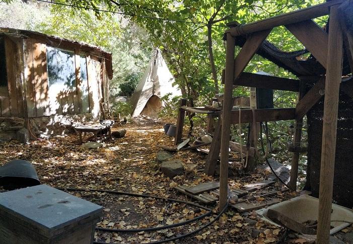 Asentamientos de la comuna jipi en el paraje del Beneficio. 