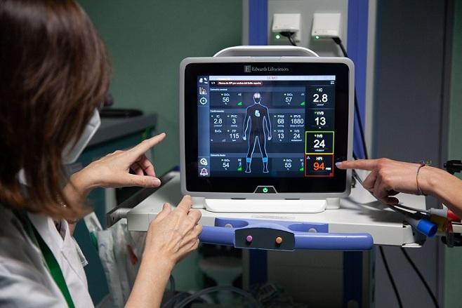 Uno de los monitores que usan tecnología 'Big Data' para predecir fallos cardiacos.