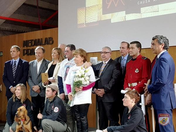 Foto de familia de la entrega de los premios.