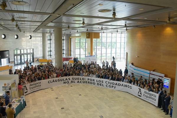 Concentración durante la celebración de las jornadas.