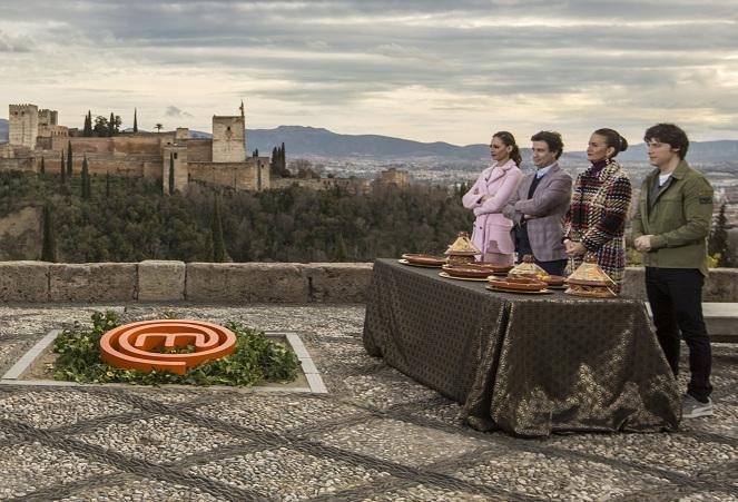 Un momento de la grabación del programa, en el Mirador de San Nicolás.