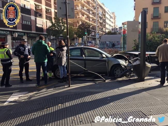 En el accidente no ha habido heridos.