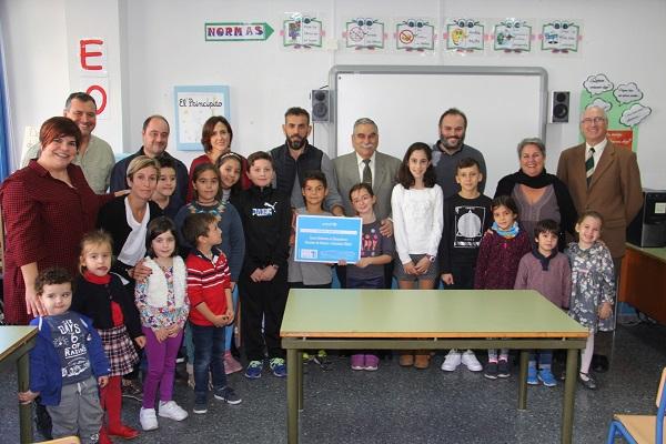 Acto de entrega del galardón de Unicef.