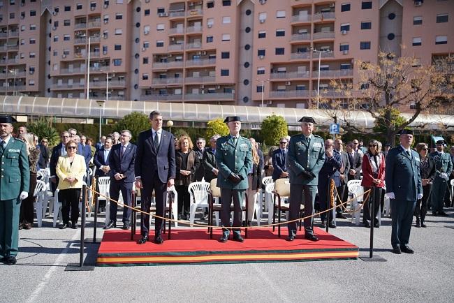 Acto de toma de posesión del coronel Arteaga.