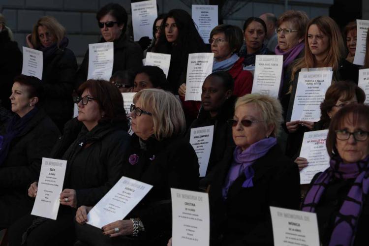 Acto contra la violencia machista el 25 de noviembre del año pasado.