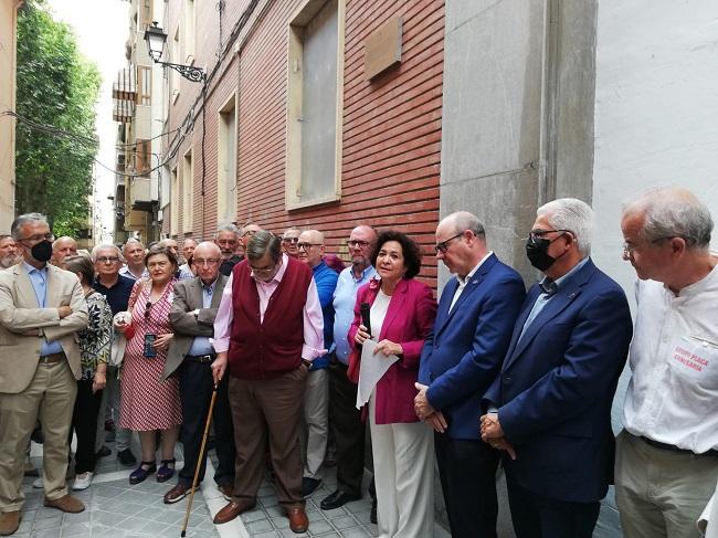 La rectora, durante su intervención. 