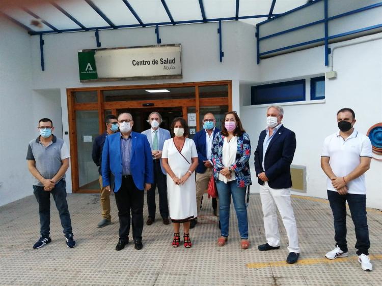 Visita de la viceconsejera a Albuñol. 