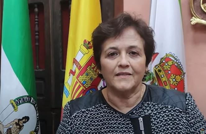 Soledad Martínez, alcaldesa de Huéscar. Soledad Martínez, alcaldesa de Huéscar.