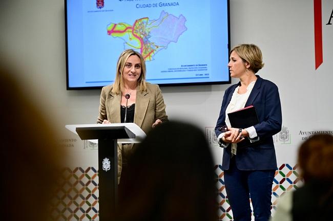 Marifrán Carazo y Ana Agudo, este jueves en rueda de prensa. 