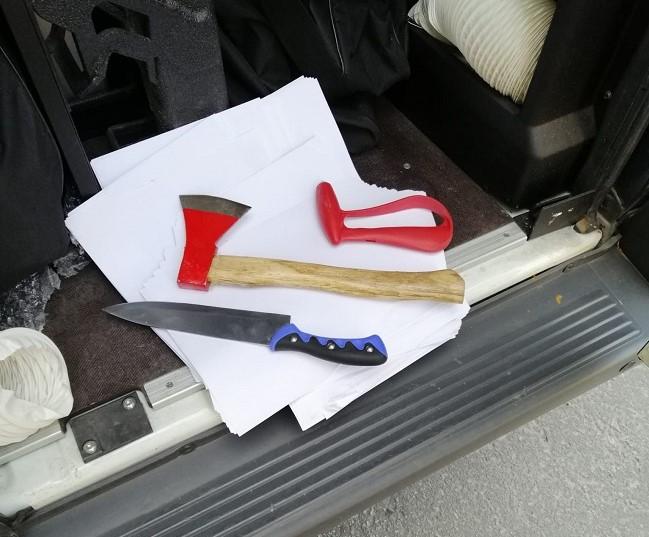 Armas incautadas a los detenidos. Armas incautadas a los detenidos.