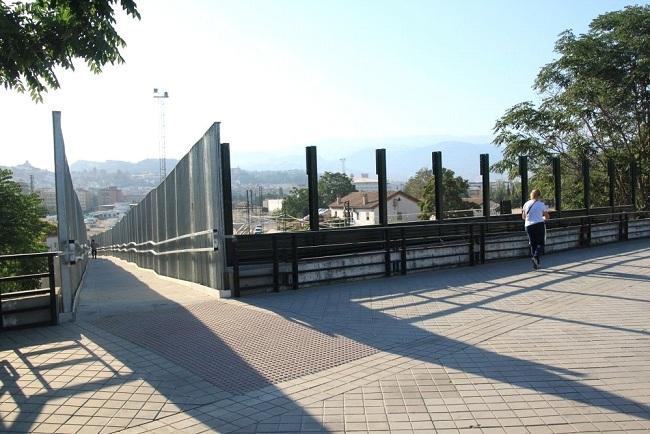 Adiós a las vistas desde el puente de la Redonda.