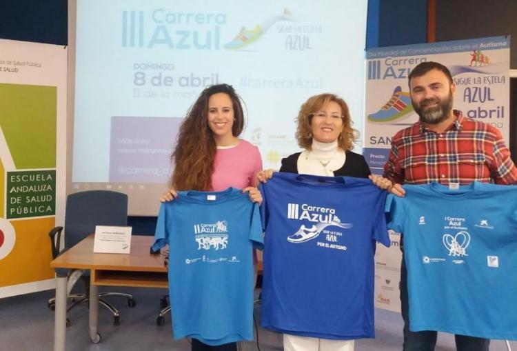 Presentación de la carrera por el autismo. 