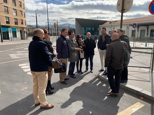 La nueva dársena en la estación sacará 40 autobuses metropolitanos de Marín Ocete. La nueva dársena en la estación sacará 40 autobuses metropolitanos de Marín Ocete.