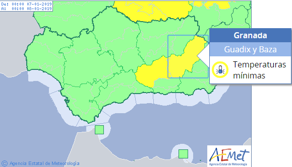 Las temperaturas pueden alcanzar registros de hasta 6 grados bajo cero.