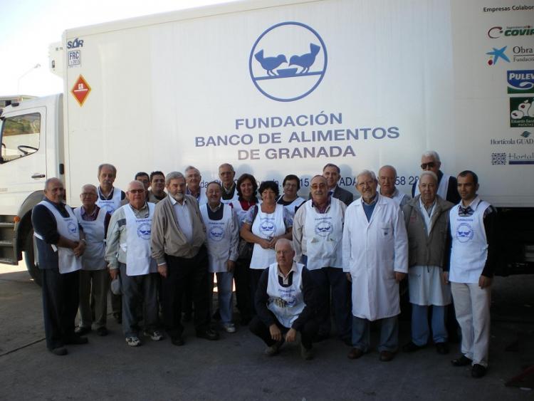 Voluntarios del Banco de Alimentos de Granada.