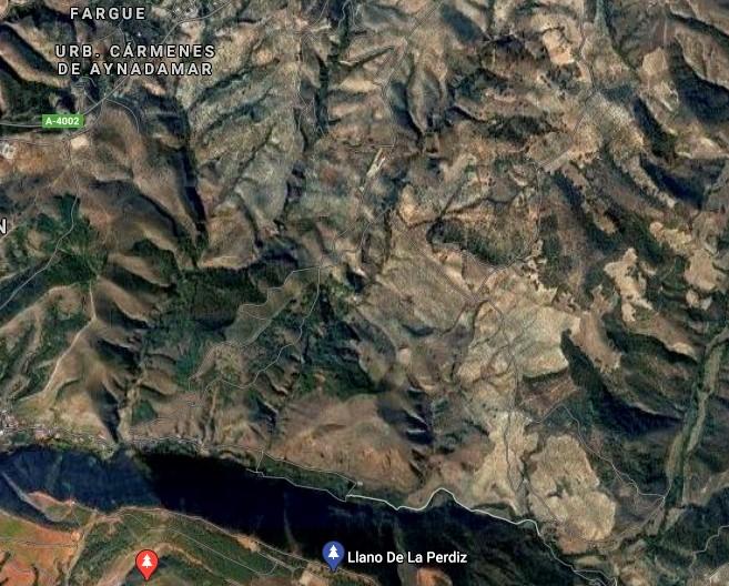 El cuerpo ha sido localizado entre la Alquería de El Fargue y el Llano de la Perdiz.